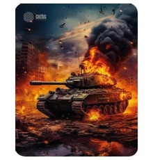 Коврик для мыши Cactus CS-MP-D04M Burning tank 300x250x3мм