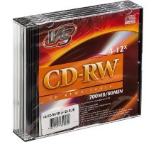 VS CD-RW 80 4-12x SL/5 (VSCDRWSL501)(620212)