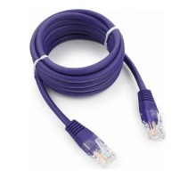 Патч-корд UTP Cablexpert PP12-2M/V кат.5e, 2м, литой, многожильный (фиолетовый)