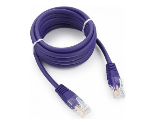 [Коммутационный шнур] Патч-корд UTP Cablexpert PP12-2M/V кат.5e, 2м, литой, многожильный (фиолетовый)