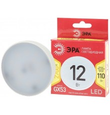 Эра Б0048012 Лампочка светодиодная RED LINE LED GX-12W-827-GX53 R GX53 12Вт таблетка теплый белый свет