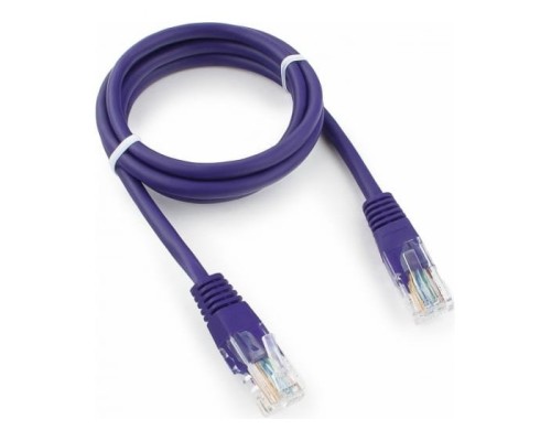 [Коммутационный шнур] Патч-корд UTP Cablexpert PP12-1M/V кат.5e, 1м, литой, многожильный (фиолетовый)
