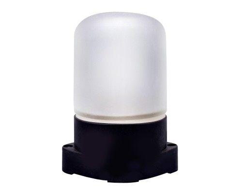 [Ultraflash Светильники ЖКХ] Camelion 1501 Светильник для сауны цвет черный до 125 оС ( НПБ-400 КСС-001 230В 60Вт Е27)
