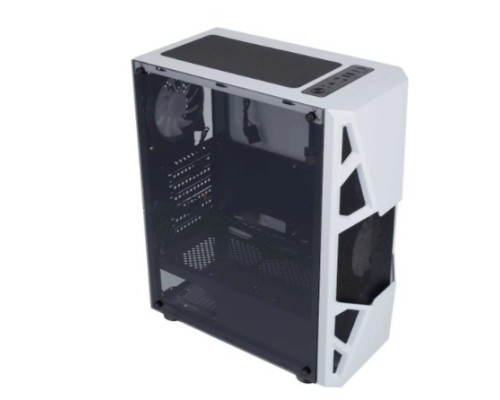 [корпус] Корпус Formula CL-3303W RGB белый без БП ATX 6x120mm 2xUSB2.0 1xUSB3.0 audio bott PSU