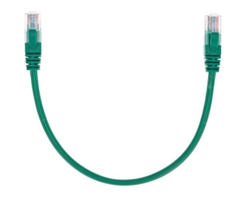 [Патч-корды (сетевые, телефонные)] Rexant (02-0106-03) Патч-корд U/UTP, CAT 5e, RJ45-RJ45, 26AWG, LSZH, зеленый, 0,3м