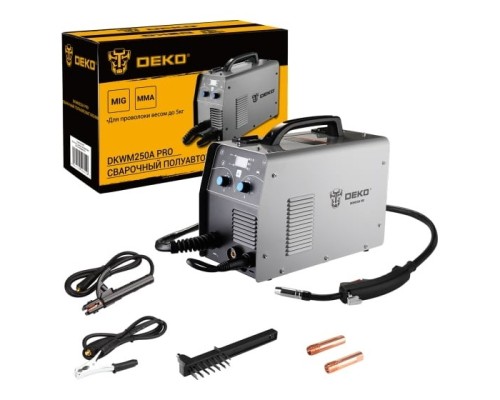 [Дрели, Шуруповерты, Гайковерты] Сварочный полуавтомат Deko DKWM250A PRO 051-4687