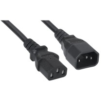 Cabeus PC-189-VDE-1.0-3M Кабель питания монитор-компьютер IEC 320 C13 - IEC 320 C14 (3x1.0), 3 м