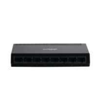 DAHUA DH-PFS3008-8GT-L 8-портовый гигабитный неуправляемый коммутатор, 8xRJ45 1Gb, коммутаця 16 Гбит/с, MAC-таблица 2K, пластик
