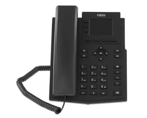 [VoIP-телефон] Fanvil X303G c б/п черный SIP телефон
