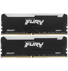 Kingston DDR4 DIMM 32GB Kit 2x16Gb KF432C16BB12AK2/32 PC4-25600, 3200MHz, CL16, RGB