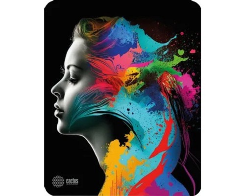 [Кактус коврики] Коврик для мыши Cactus Color paint 300x250x3мм (CS-MP-D08M)