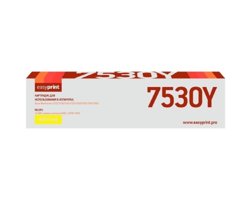 [Расходные материалы] Easyprint  006R01518  Тонер-картридж LX-7530Y для Xerox WC 7525/7530/7535/7545/7556/7830/7835, (15 000 стр.) желтый, с чипом