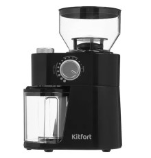 Кофемолка Kitfort КТ-741 200Вт сист.помол.:жернова вместим.:230гр черный
