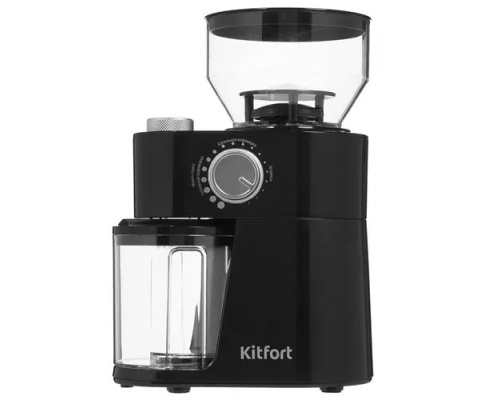 [Пылесос] Кофемолка Kitfort КТ-741 200Вт сист.помол.:жернова вместим.:230гр черный