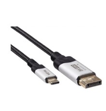 Кабель-адаптер DP A(m) <-->USB 3.1 Type-Cm,bi-direct, 8K@60Hz, 1.8m , VCOM <CU422VB-1.8>