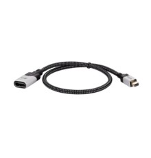 VCOM <CG685F-0.5> Кабель удлинительный miniDP/DP  v1.4, 8K@60Hz, 0.5m, медь