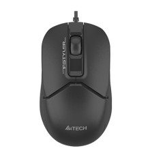 Мышь компьютерная A4Tech Fstyler FM12ST черный 1200dpi silent USB/3but