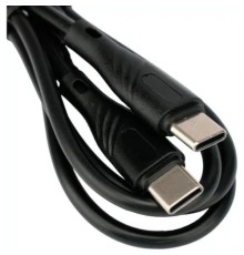 Cablexpert Кабель USB2.0  Type-C/Type-C, Classic 0.1, 3A, 60Вт, PD/QC3.0, медь, 1м, черный, коробка (CCB-USB2-CMCMO1-1MB)