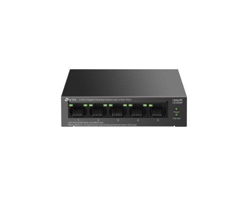 [Сетевое оборудование] TP-Link LS105GP Настольный коммутатор с 5 гигабитными портами (4 порта PoE+)