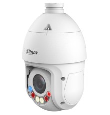 DAHUA DH-SD4E425GB-HNR-A-PV1 Уличная купольная PTZ IP-видеокамера TiOC с активным сдерживанием и ИИ 4Мп, 1/2.8” CMOS, моторизованный объектив 5~125мм (25x), видеоаналитика, ИК 100м, LED 100м, IP66