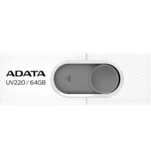 A-DATA Flash Drive 64GB UV220  USB2.0, белый и серый [auv220-64g-rwhgy]