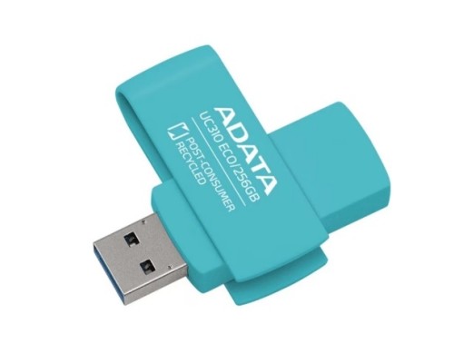 [Носитель информации] A-DATA Flash Drive 256GB <UC310E-256G-RGN> UC310E, USB 3.2, зеленый