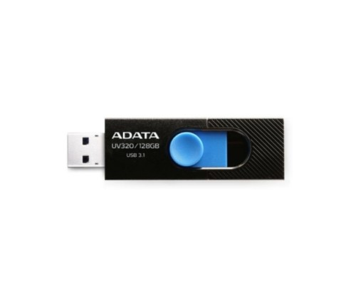 [Носитель информации] A-DATA Flash Drive 128GB <AUV320-128G-RBKBL> UV320, USB 3.2, черный/голубой