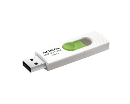 [Носитель информации] A-DATA Flash Drive 128GB <AUV320-128G-RWHGN> UV320, USB 3.2, белый/зеленый
