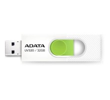 A-DATA Flash Drive 32GB  <AUV320-32G-RWHGN> UV320, USB 3.2, белый/зеленый