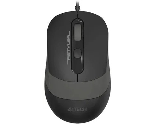 [Мышь] Мышь компьютерная A4Tech Fstyler FM10ST серый 1600dpi silent USB/4but