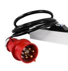 REM Верт блок розеток, мониторинг, измерение, 3 фазы 32А, авт, 24S, 2100 мм, вх IEC 309, шнур 3м (R-MC8-3x32-24S-A-MI-2100-3-3PN)