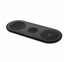 PERFEO Беспроводное быстрое зарядное устройство  3 в 1, черный (PF_D1157)