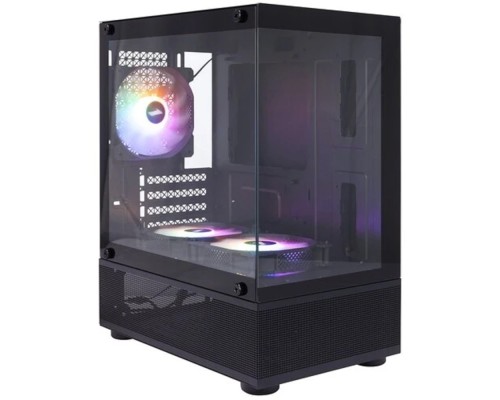 [Корпус] 1STPLAYER MIKU Mi2-A Black / mATX / 3x120mm LED fans / Mi2-A-BK-2F1R-1F1