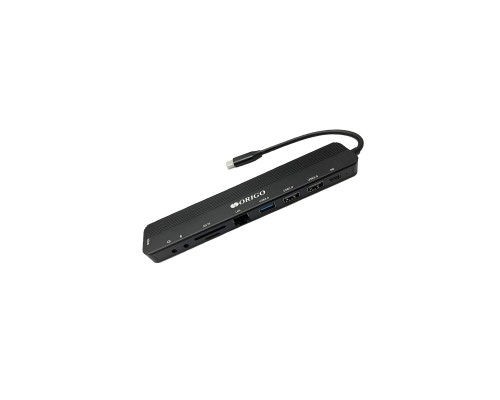 [Сетевое оборудование] ORIGO OU3350SNPD/A1A Док-станция USB-C 9-в-1 USB 3.0, 2xUSB 2.0, USB-C/PD 3.0, HDMI, Gigabit LAN, SD/TF/microSD, TRRS, Mic