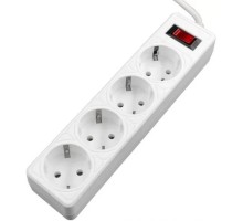 5bites Сетевой фильтр GARDA SP4W-518 4S / 3*0.75MM2 / 1.8M / WHITE