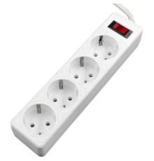5bites Сетевой фильтр GARDA SP4W-518 4S / 3*0.75MM2 / 1.8M / WHITE
