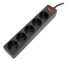 5bites Сетевой фильтр GARDA SP5B-518 5S / 3*0.75MM2 / 1.8M / BLACK