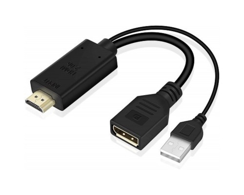 [Аксессуар к ноутбуку] KS-is KS-501 Адаптер HDMI M + USB Type A M на DisplayPort F