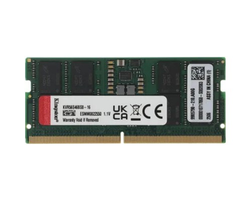 [Модуль памяти] Kingston 16GB 5600MT/s DDR5 Non-ECC CL46 SODIMM 1Rx8 KVR56S46BS8-16