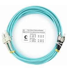 Cabeus FOP-50-SC-FC-20m Шнур оптический duplex SC-FC 50/125 mm OM3 20м LSZH