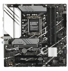 ASUS PRIME B760M-A WIFI (Socket 1700, mATX, 4xDDR5(128GB), 2xHDMI 2.1/DP, 3xPCIe 4.0x16, 1xLAN (2.5GbE), Wi-Fi, BT, 4xSATA 6Gb/s, 2xM.2, 2xUSB 3.2, 4xUSB 2.0, 1xPS/2)90MB1EL0-M1EAY0