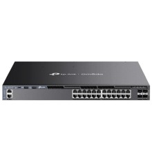 TP-Link SG6428XHP Стекируемый управляемый коммутатор 3-го уровня Omada с 24 гигабитными портами PoE+ и 4 портами SFP+