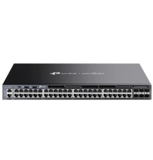 TP-Link SG6654X Стекируемый управляемый коммутатор 3-го уровня Omada с 48 гигабитными портами и 6 портами SFP+