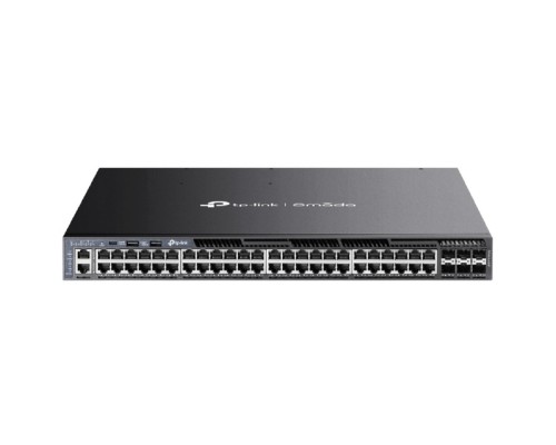 [Сетевое оборудование] TP-Link SG6654XHP Стекируемый управляемый коммутатор 3-го уровня Omada с 48 гигабитными портами PoE+ и 6 портами SFP+