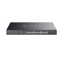 TP-Link SG3428XPP-M2 Управляемый коммутатор JetStream уровня 2+ с 24 портами 2,5 Гбит/с (8 портов PoE++, 16 портов PoE+) и 4 портами SFP+