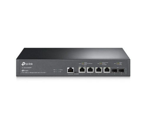 [Сетевое оборудование] TP-Link SX3206HPP Управляемый коммутатор JetStream уровня 2+ c 4 портами PoE++ 10 Гбит/с и 2 портами SFP+