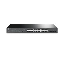 TP-Link SG2428P Коммутатор JetStream Smart с 24 гигабитными портами PoE+ и 4 портами SFP