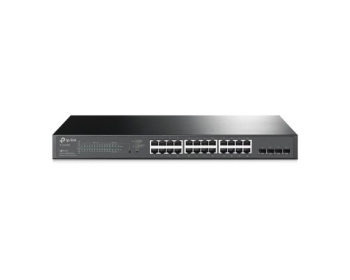 [Сетевое оборудование] TP-Link SG2428P Коммутатор JetStream Smart с 24 гигабитными портами PoE+ и 4 портами SFP