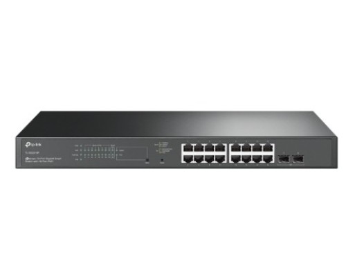 [Сетевое оборудование] TP-Link SG2218P Коммутатор JetStream Smart с 16 гигабитными портами PoE+ и 2 гигабитными портами SFP