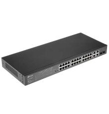 TP-Link SL2428P Коммутатор JetStream Smart с 24 портами RJ45 10/100 Мбит/с, 4 гигабитными портами RJ45 и 2 комбинированными портами RJ45/SFP
